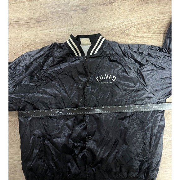 Chivas Milwaukee Bar Club Satin Jacket Vintage Size Xl Men's - Picture 3 of 6